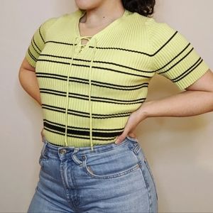 Vintage 90s Knit Tee | Carolyn Taylor for By Design